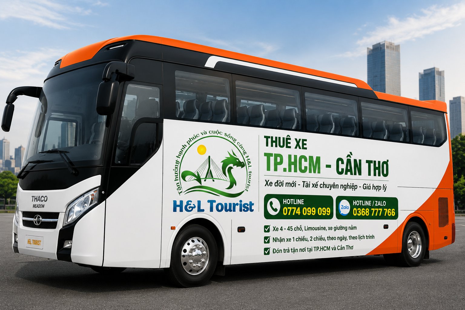 Kinh Nghiệm Chọn Thuê Xe Du Lịch Cần Thơ Cho Đoàn 10–45 Người