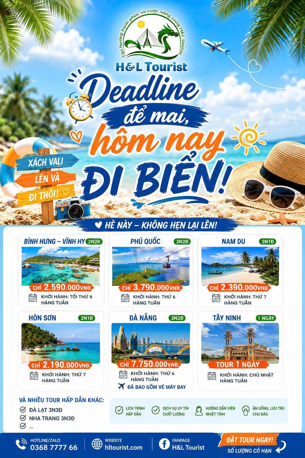 Tour Du Lịch Hot Mùa Hè 2026