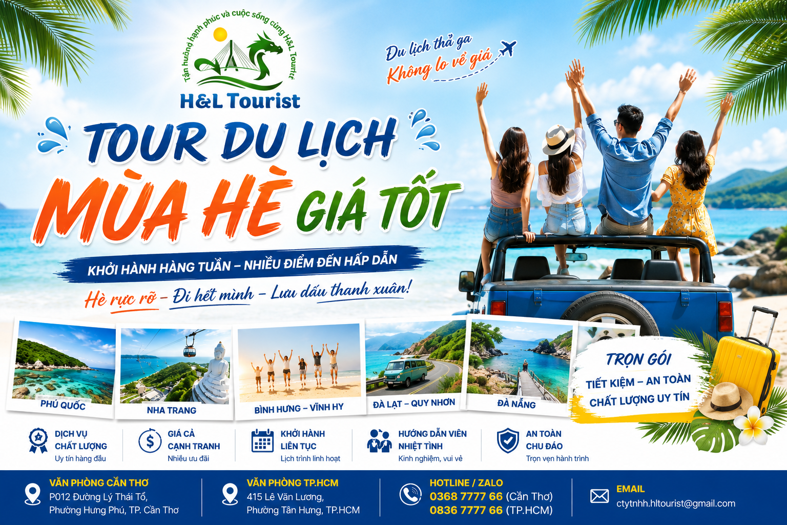 Tour Du Lịch Mùa Hè Giá Tốt